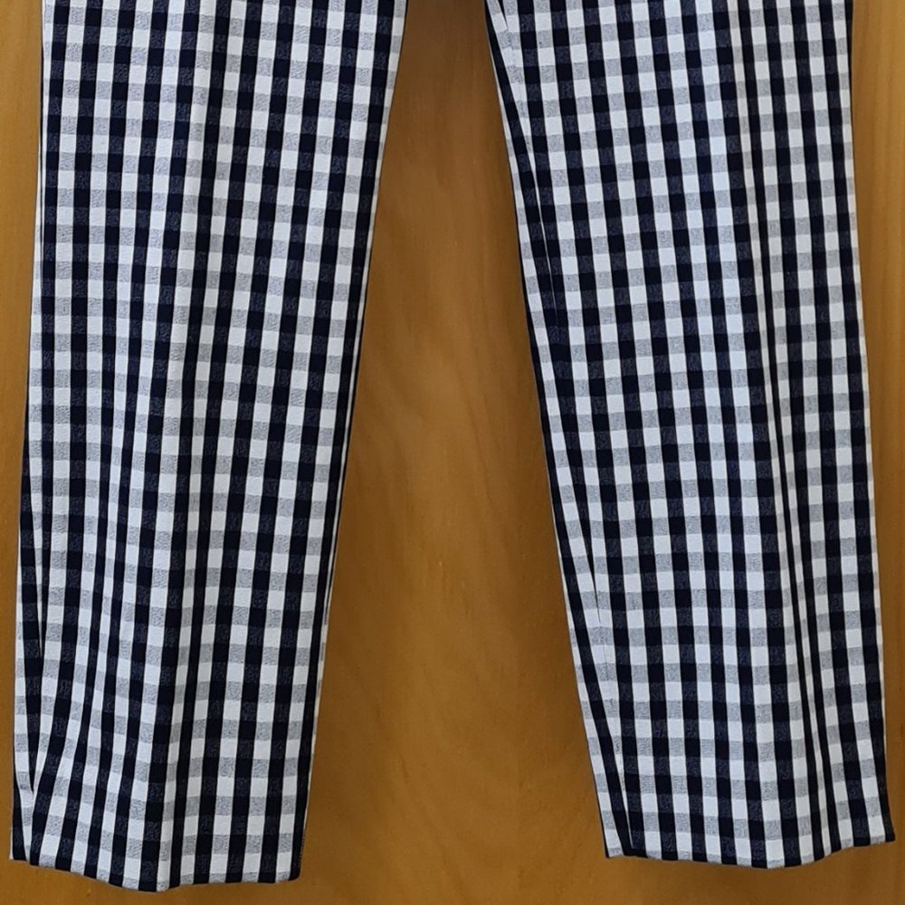 J.Crew NWT Martie Gingham Ankle Pants size 8 - Picture 6 of 9